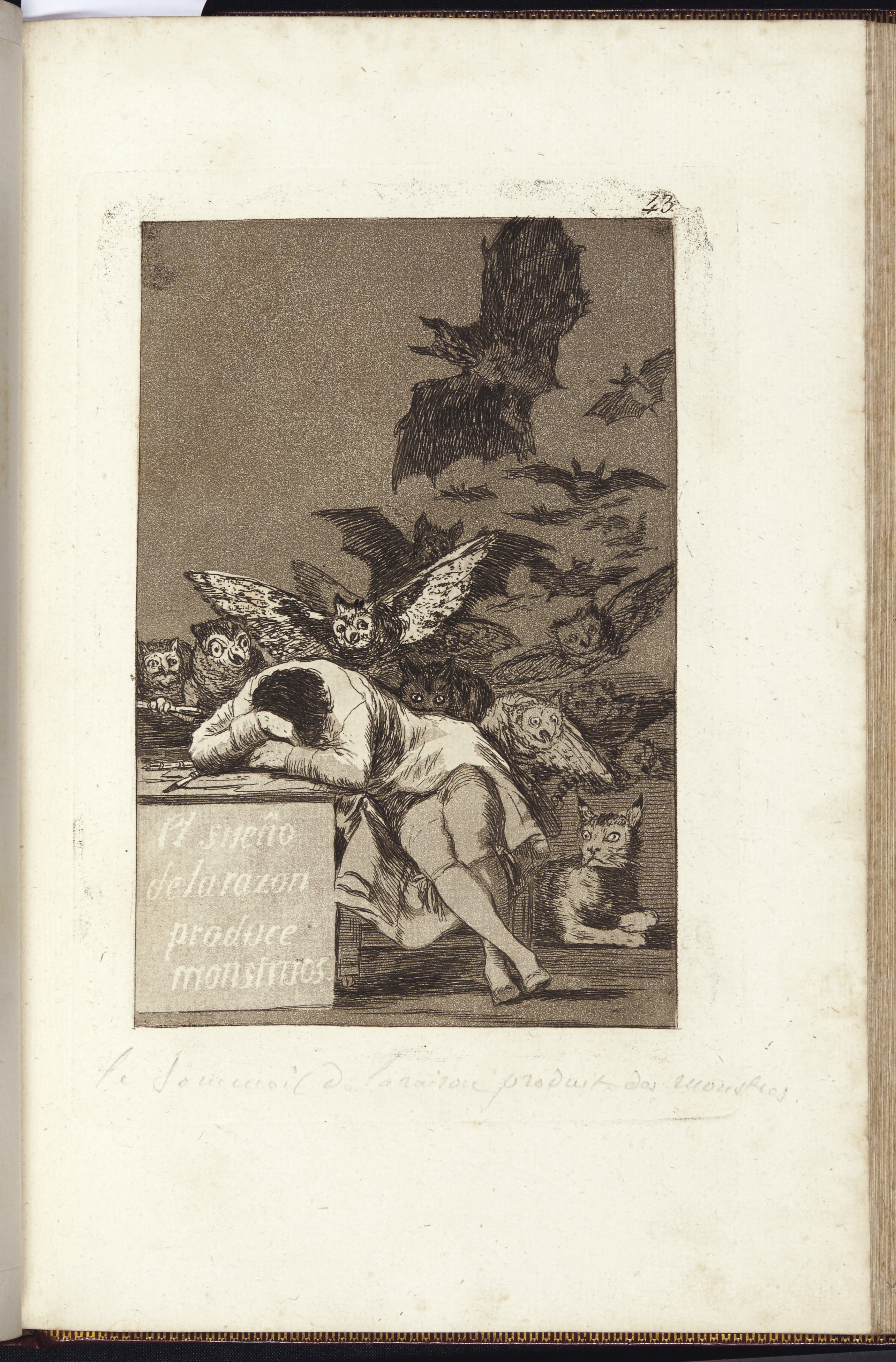 GOYA Y LUCIENTES, FRANCISCO (1746-1828). [LOS CAPRICHOS. MADRID: PROBABLY PRINTED BY RAFAEL ESTEVE FOR THE ARTIST, 1799.]PRICE REALIZED: $607,500TOP LOT OF SALES